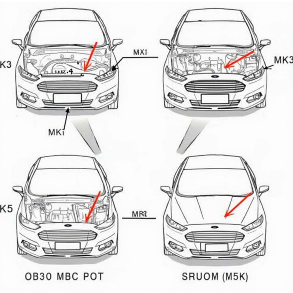 Locating the Ford Mondeo OBD2 Port