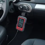 Lufi OBD2 Scanner Connected to a Car in Malaysia