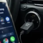 Mazda 3 with OBD2 Dongle Connected