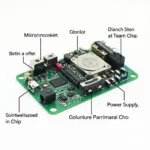 Mini OBD2 Single Circuit Board Components