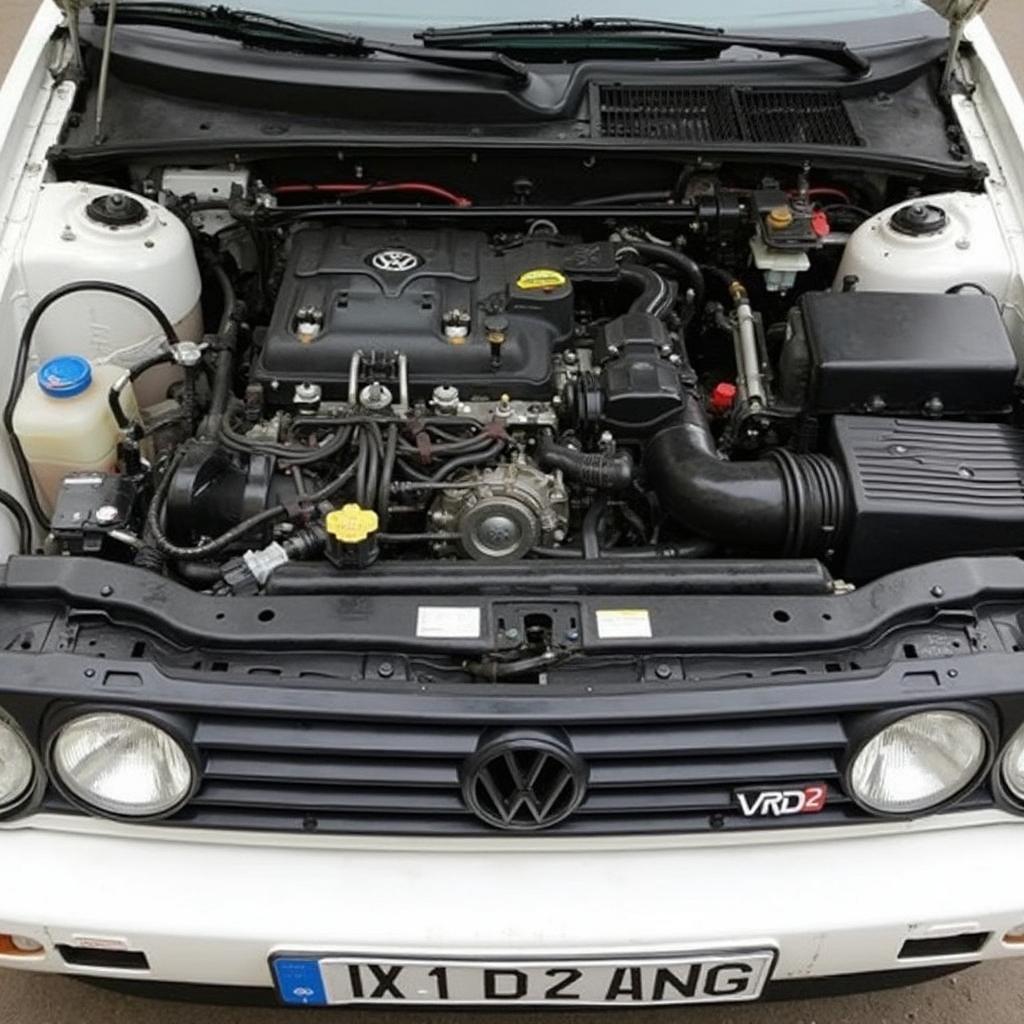 MK3 OBD2 VR6 Swap Engine Bay