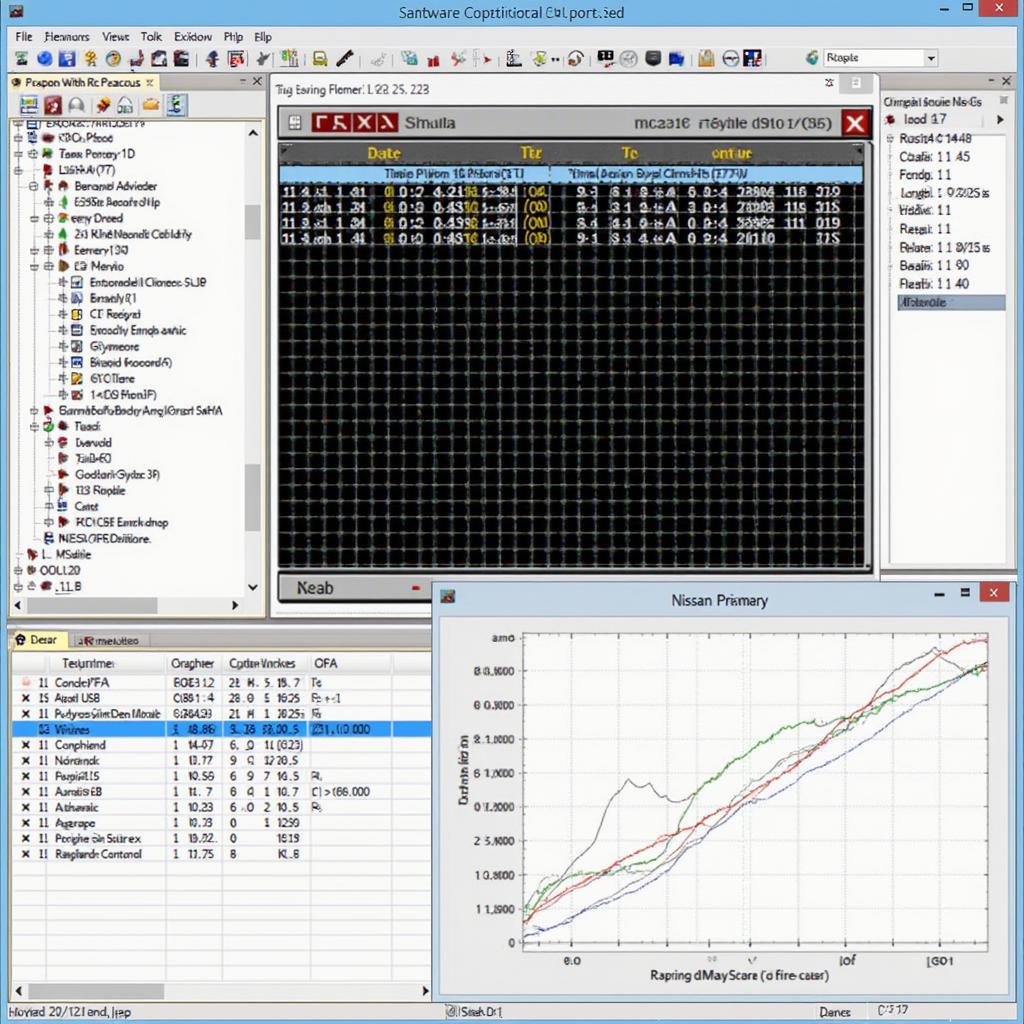 Nissan Primera OBD2 Software Interface