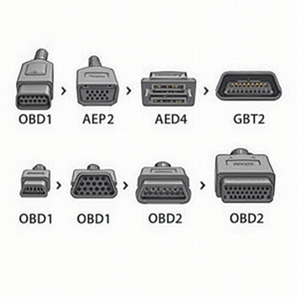 OBD1 and OBD2 Connectors Comparison