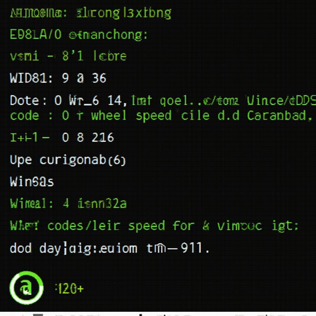 OBD2 App Displaying ABS Data