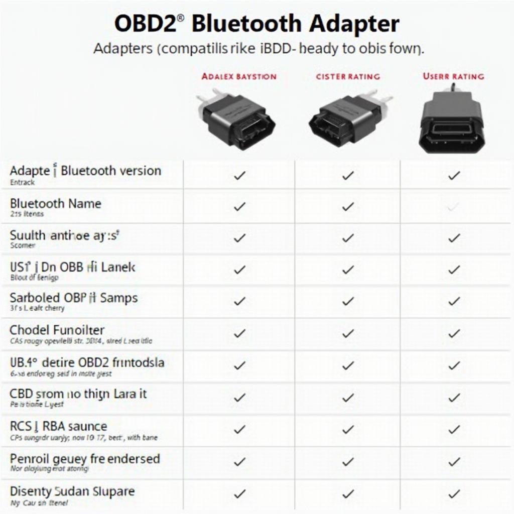 OBD2 Bluetooth Adapter iOS 11 Compatibility Chart