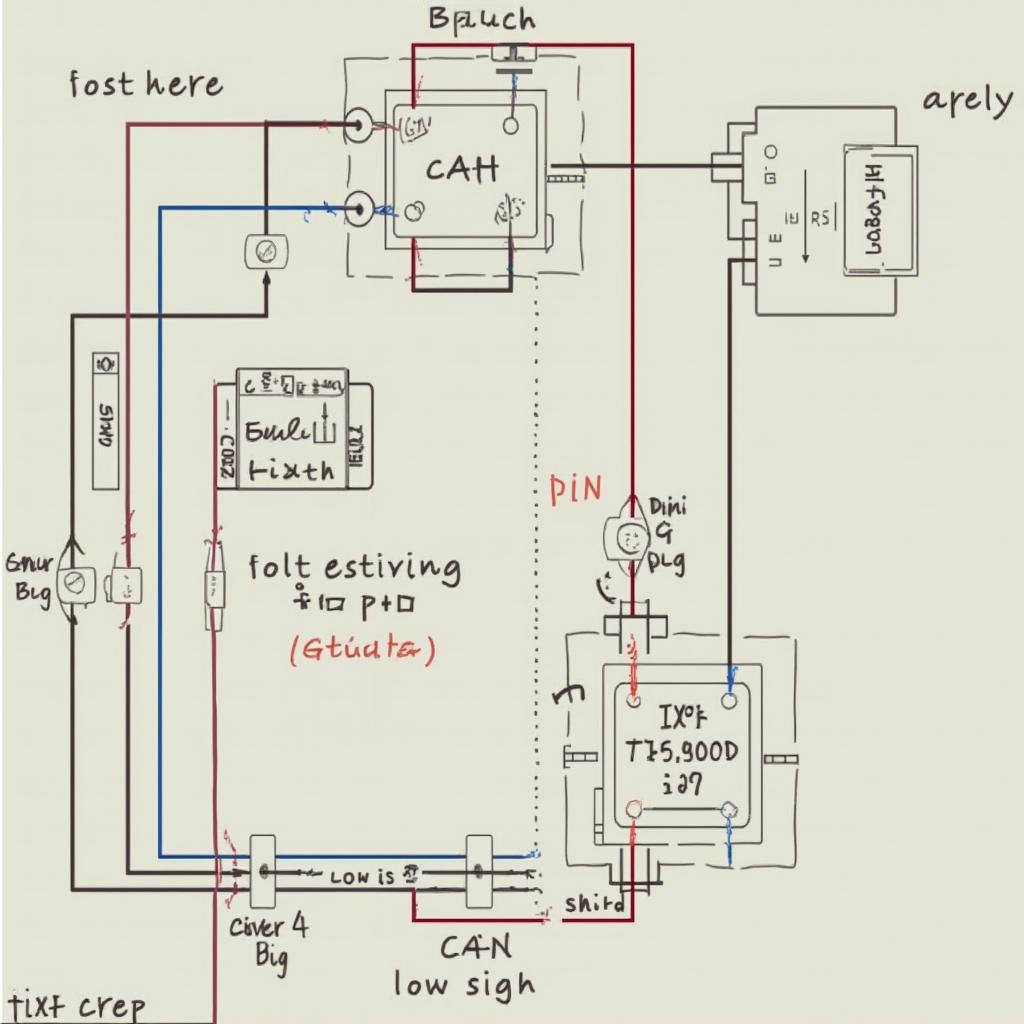 OBD2 CAN Bus Arduino Connection Diagram