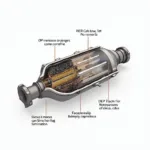 OBD2 Compliant Catalytic Converter Diagram