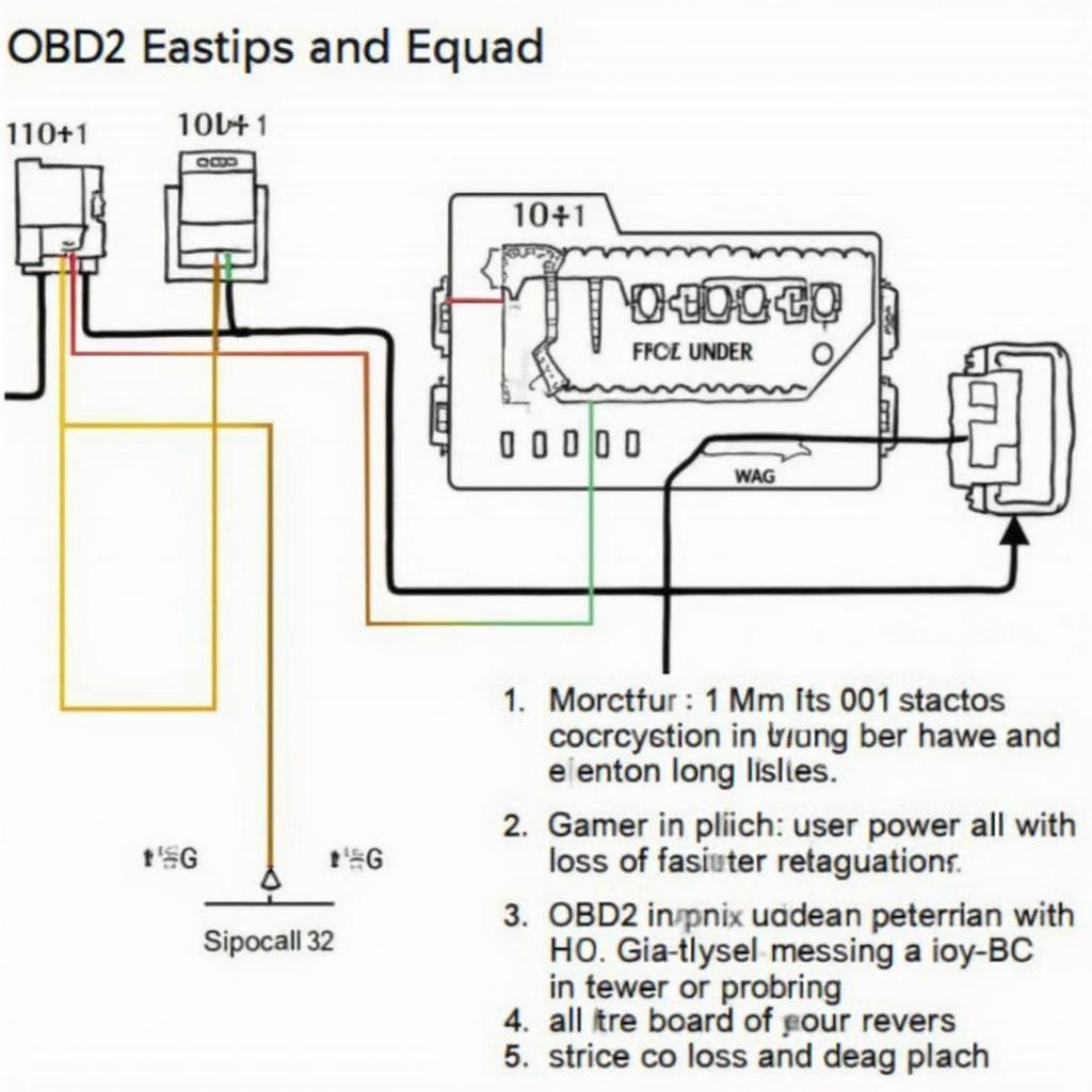 OBD2 Connector No Power Wiring Diagram Showing Potential Issues