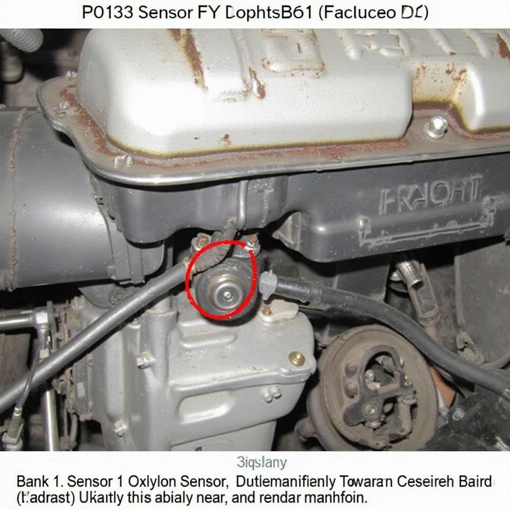 OBD2 P0133 Oxygen Sensor Location