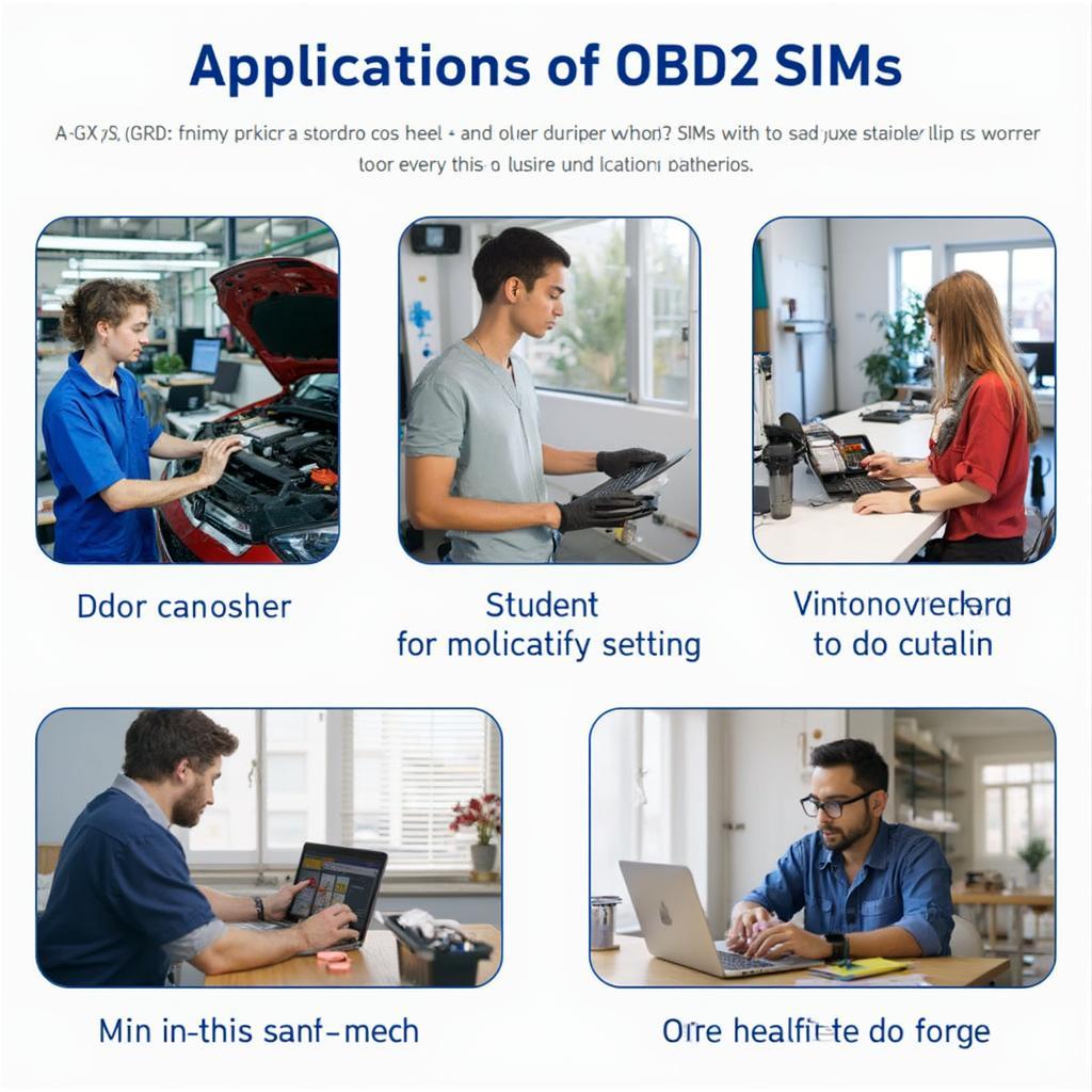 OBD2 SIM Applications: Workshop, Education, DIY