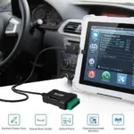 OBD2 Tablet 7111 Diagnostic Tool in Action