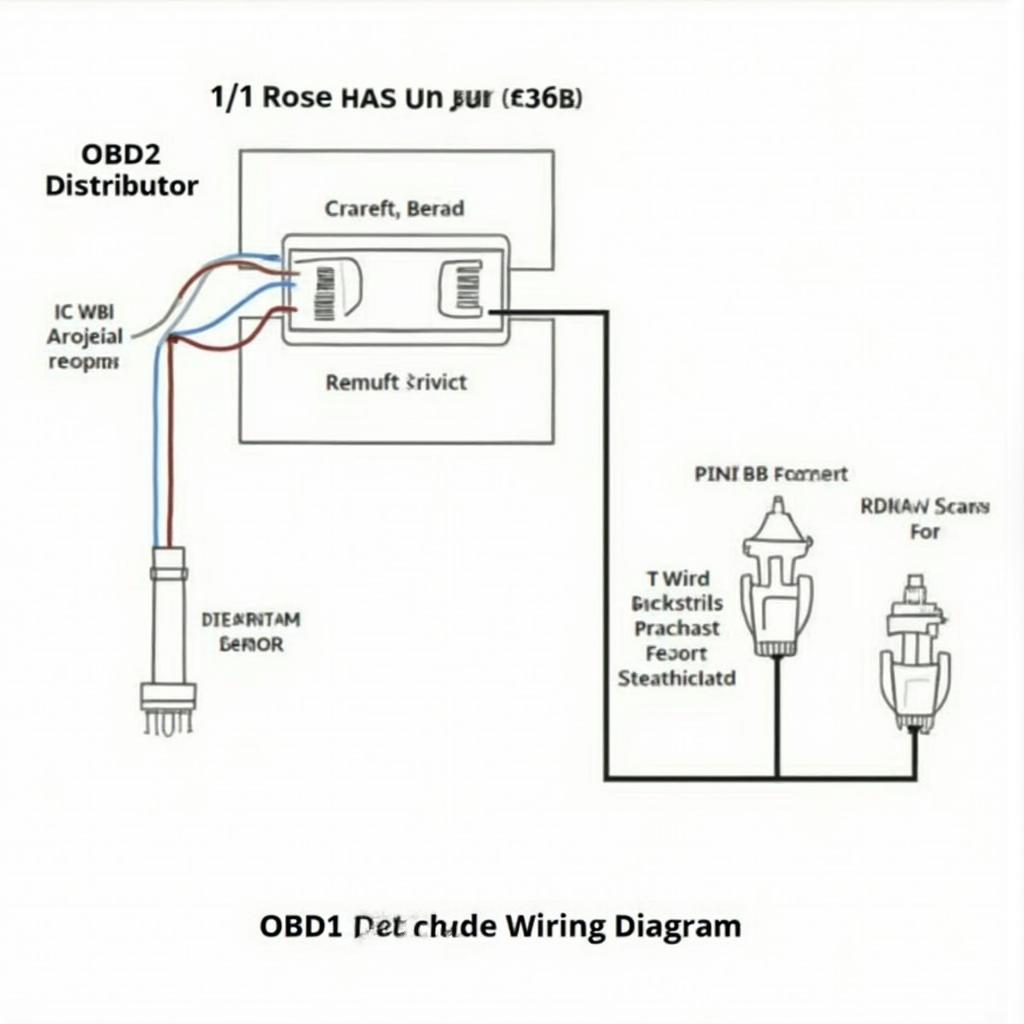 OBD2 to OBD1 Distributor Conversion Diagram