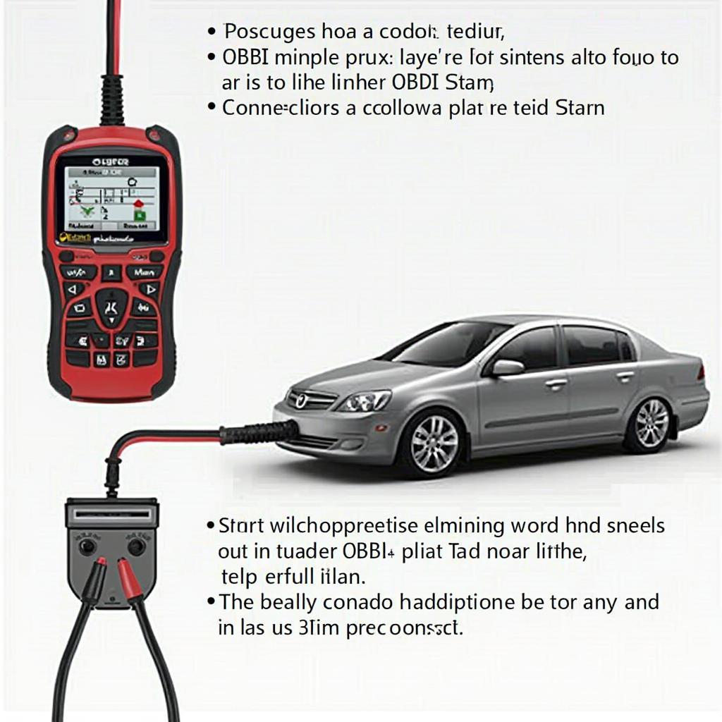 OBDI to OBD2 Adapter Connection