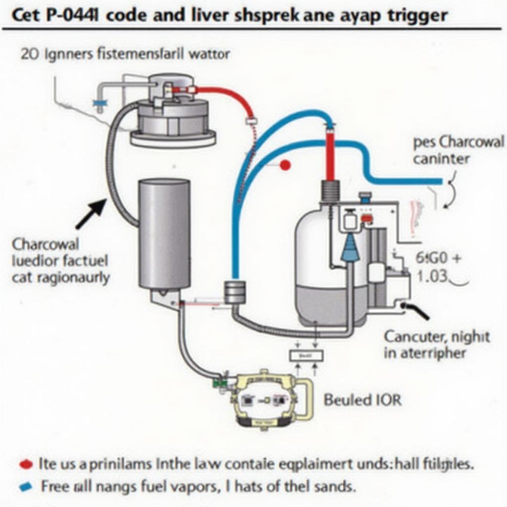 P0441 EVAP System Purge Flow Diagram