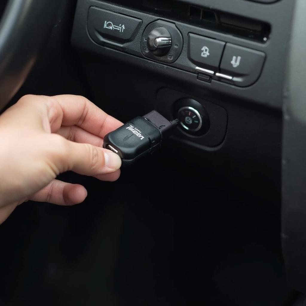 Connecting the Ikkegol Bluetooth OBD2 scanner to a car