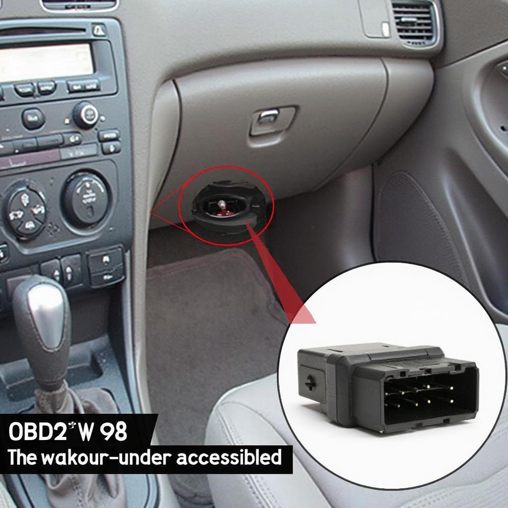 Pontiac G8 OBD2 Port Location