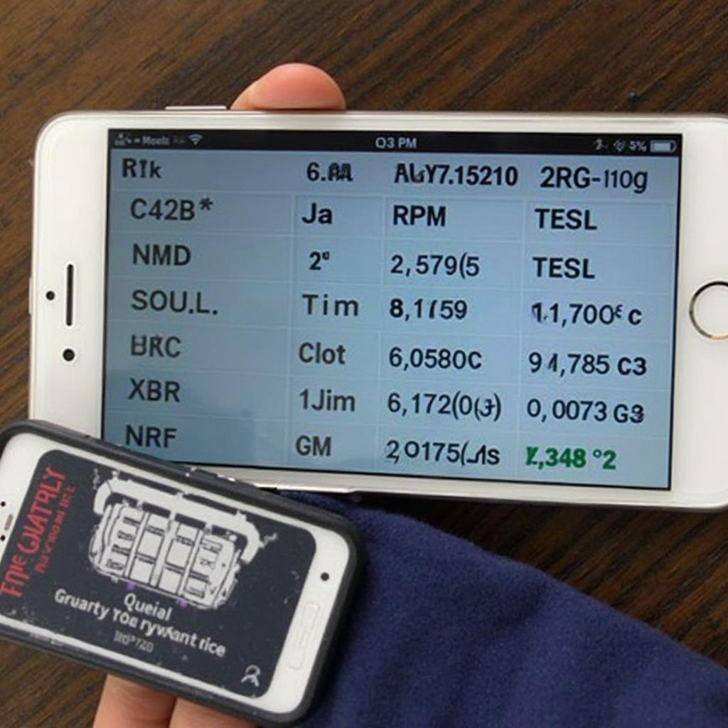 Reading Diagnostic Data on a Smartphone with an OBD2 WiFi Scanner