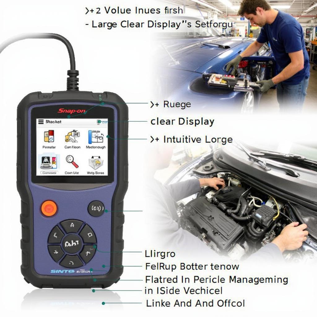 Snap-on OBD2 Diagnostic Tool Features