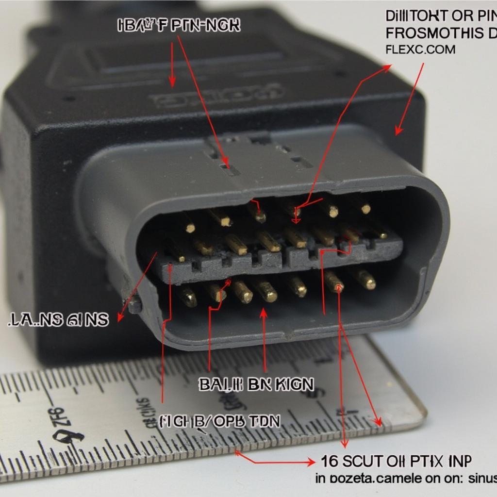 Volvo S60 OBD2 Connector - Close-up View