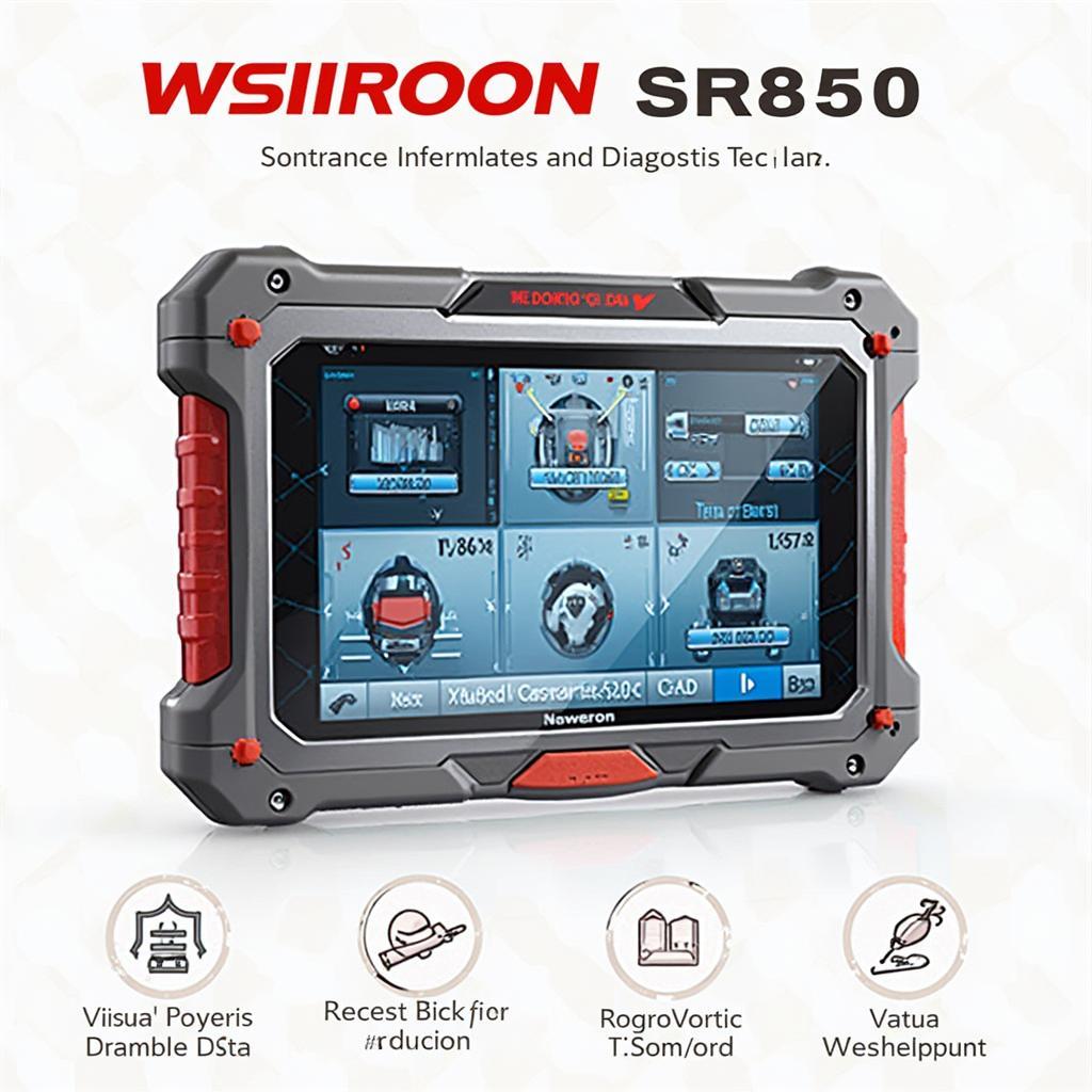 WSIIROON SR850 OBD2 Scanner Interface